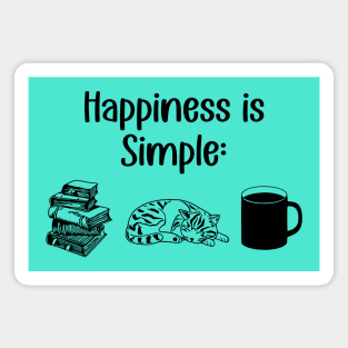 Happiness Is Simple Magnet